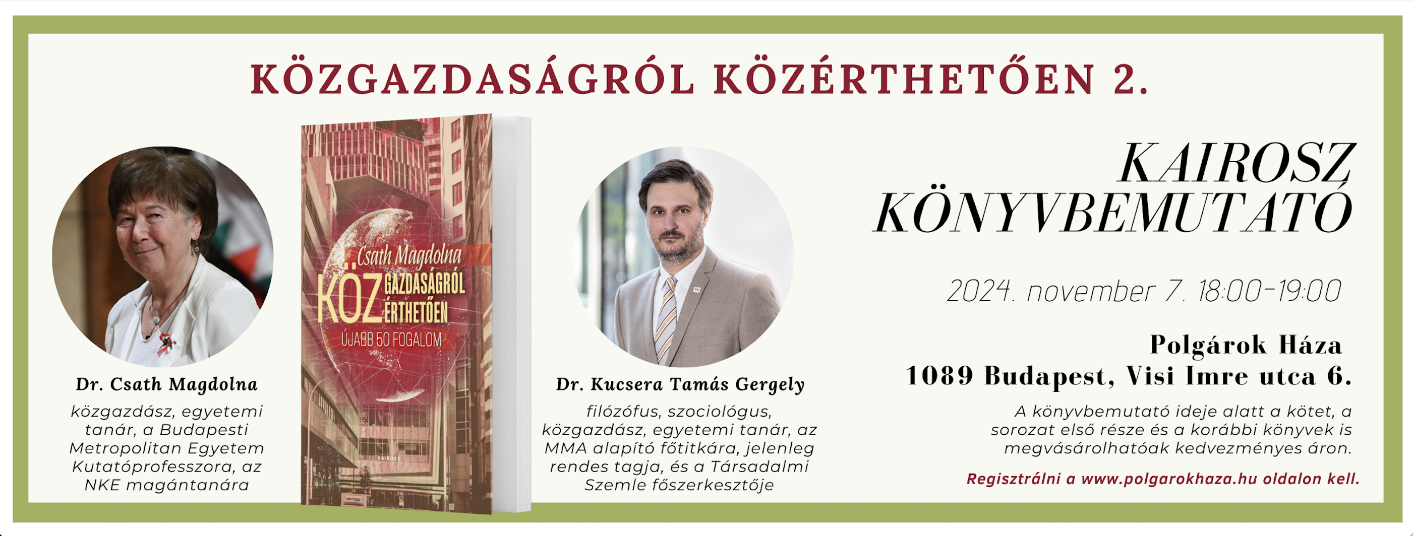 Közgazdaságról közérthetően 2. // könyvbemutató